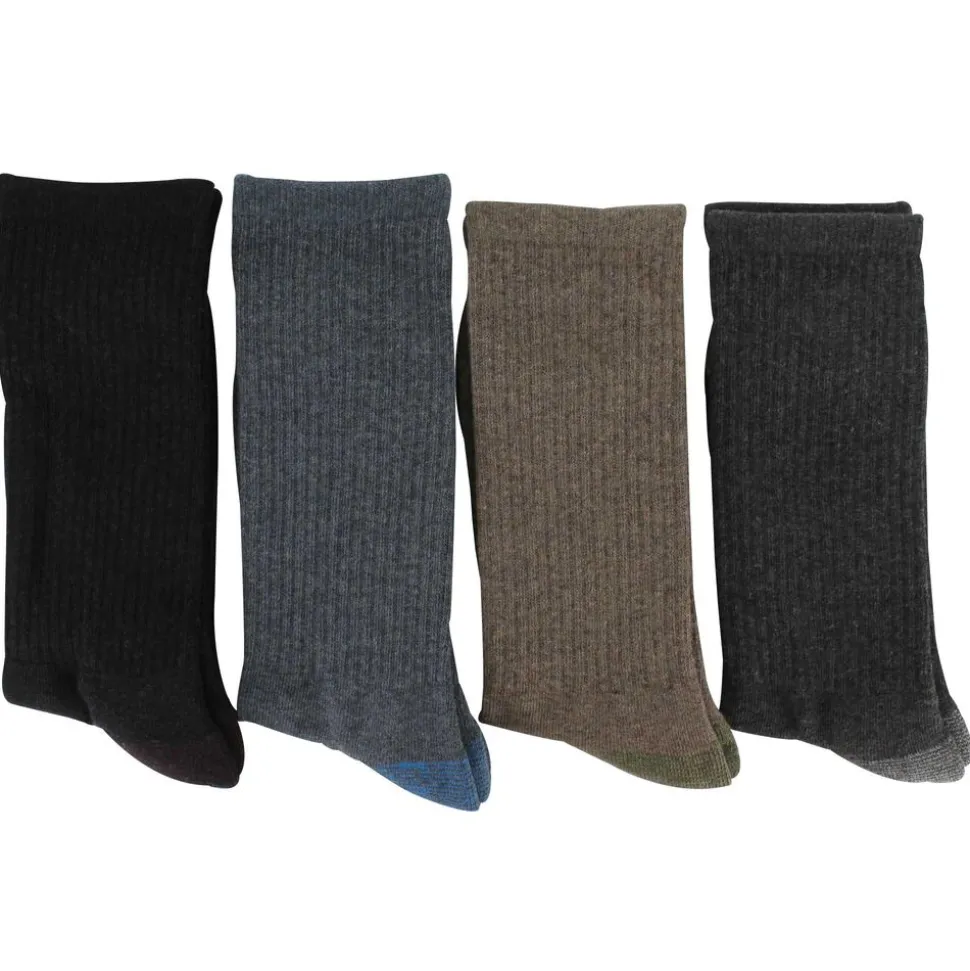 Men's Columbia Ribbed Crew 4-Pair Pack
