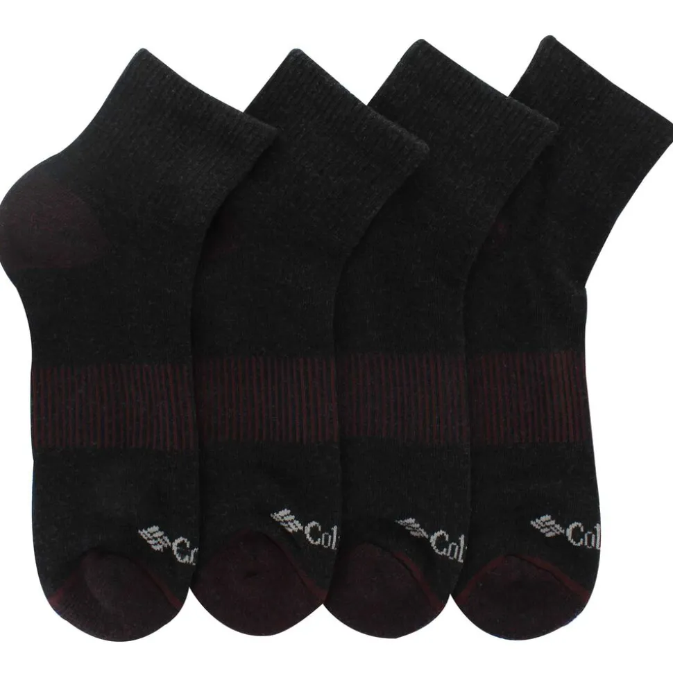 Men's Columbia Ribbed Quarter 4-Pair Pack