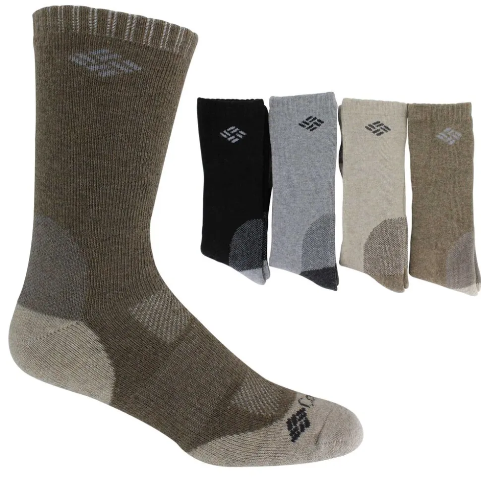 Men's Columbia Wool Crew 4-Pair Pack