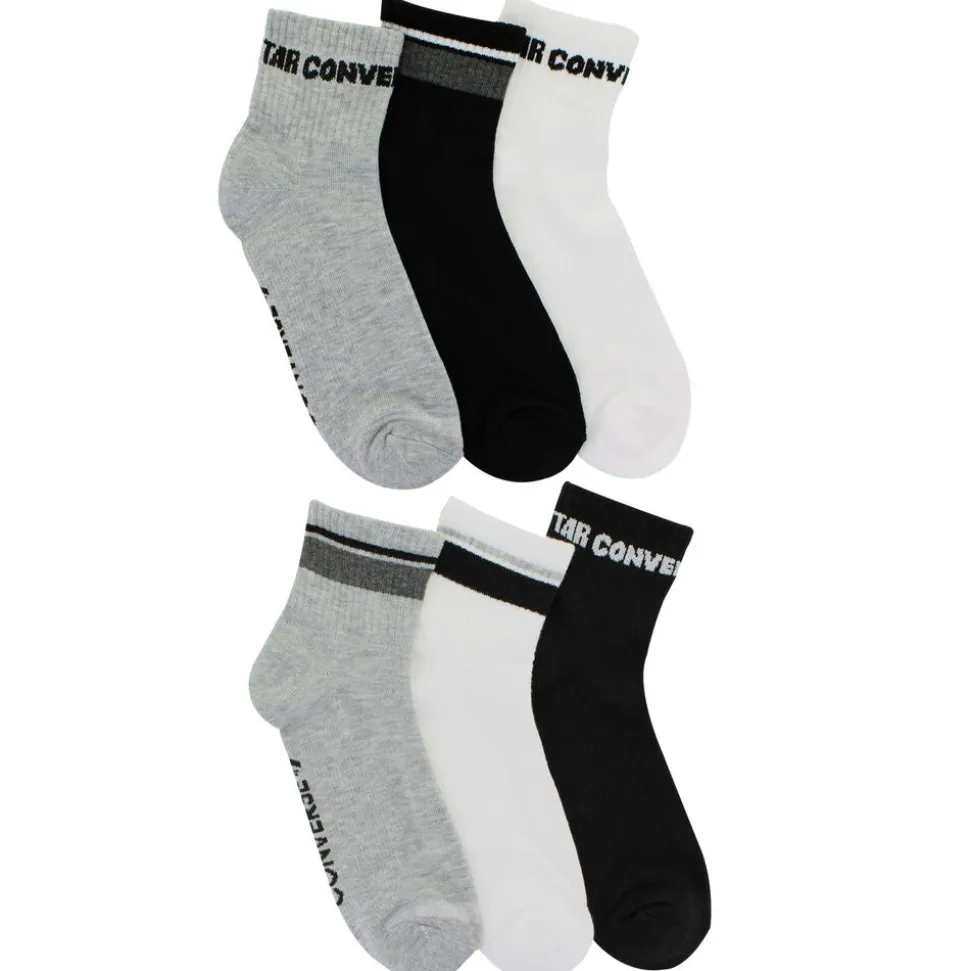 Men's Converse Half-Cushione Quarter 6-Pair Pack