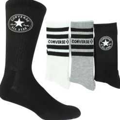 Men's Converse Half-Cushion Logo Crew 3-Pair Pack