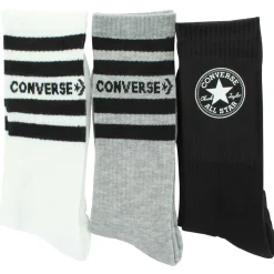 Men's Converse Half-Cushion Logo Crew 3-Pair Pack