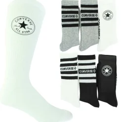 Men's Converse Half-Cushion Logo Crew 6-Pair Pack