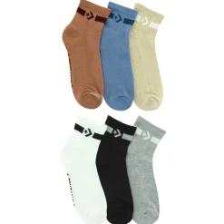 Men's Converse Half-Cushion Quarter 6-Pair Pack