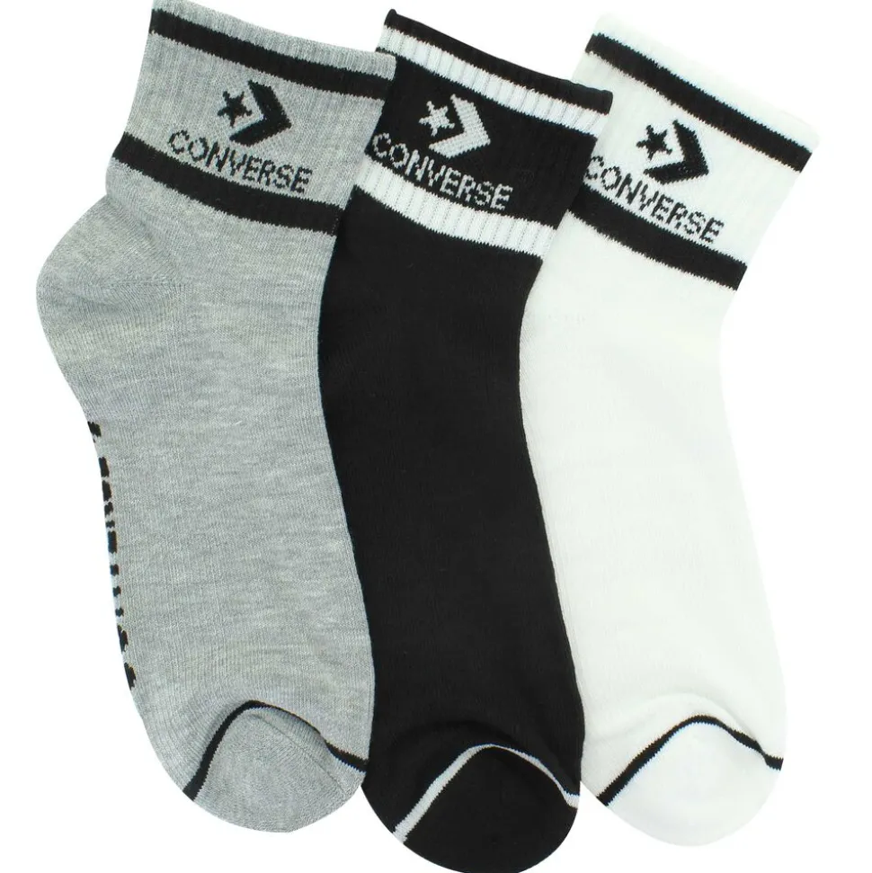 Men's Converse Half-Cushion Quarter 3-Pair Pack