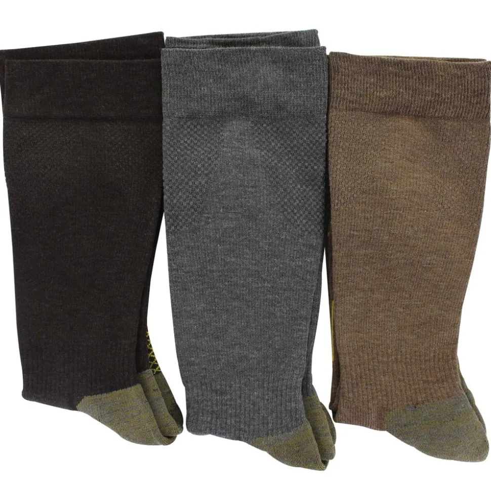 Men's Copper Fit Crew Compression Socks 3 Pairs