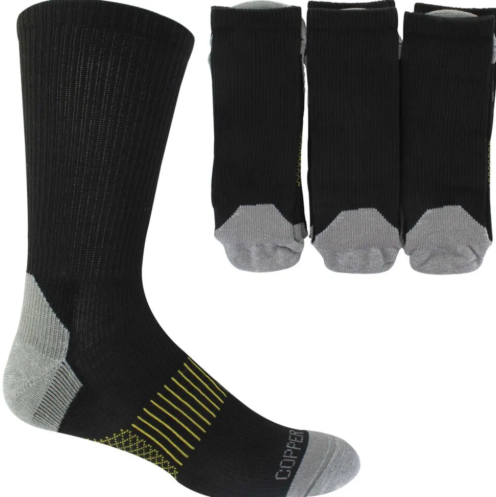 Men's Copper Fit Crew 3-Pair Pack