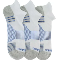 Men's Copper Fit Low-Cut Crew 3-Pair Pack