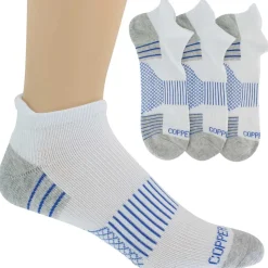Men's Copper Fit Low-Cut Crew 3-Pair Pack