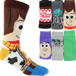 Men's Disney Toy Story Casual Crew 6-Pair Pack