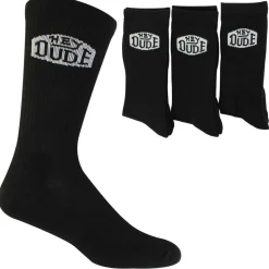 Men's HEYDUDE Crew 3-Pair Pack