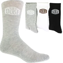 Men's HEYDUDE Crew 3-Pair Pack