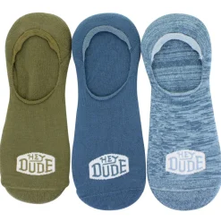 Men's HEYDUDE Marled No-Show 3-Pair Pack