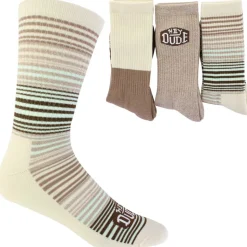 Men's HEYDUDE Multi-Striped Crew 3-Pair Pack