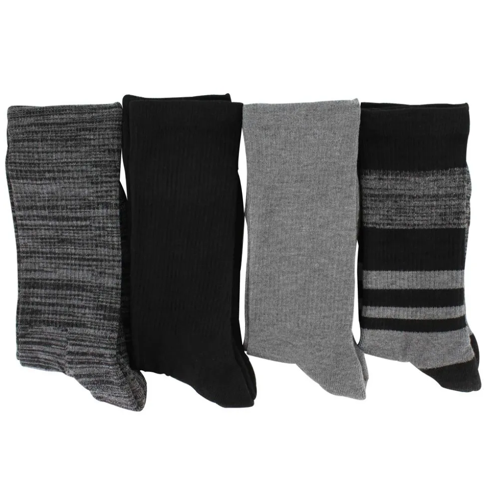 Men's Merrell Striped Crew 4-Pair Pack