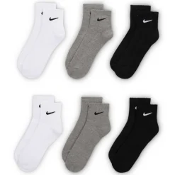Men's Nike Everyday Cushioned Ankle Socks 6 Pairs