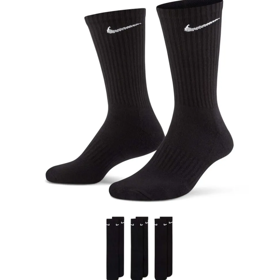 Men's Nike Everyday Cushioned Crew 3-Pair Pack