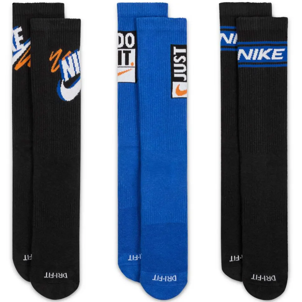 Men's Nike Everyday Plus Cushioned Crew 3 Pairs