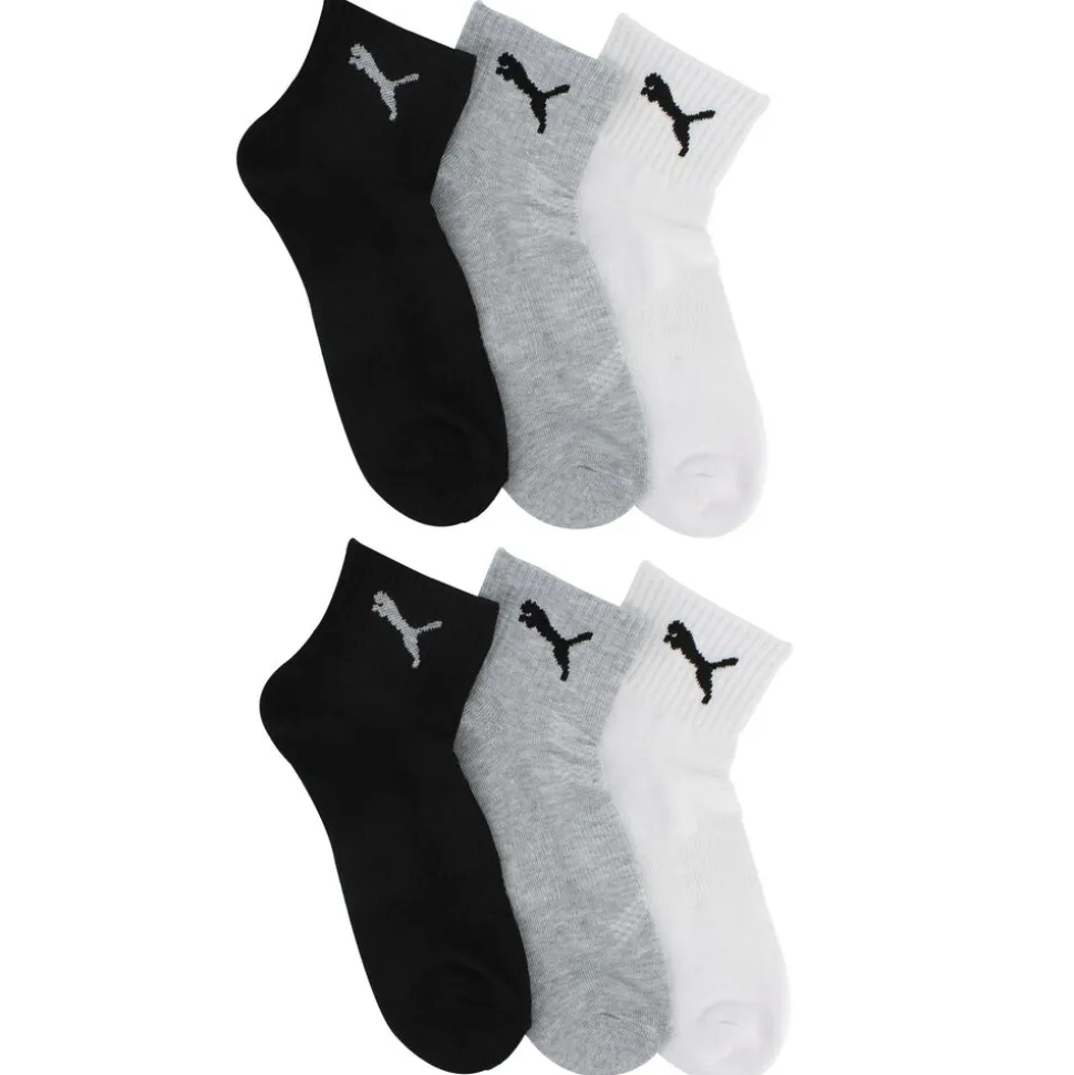 Men's PUMA Cushioned Quarter Crew 6-Pair Pack