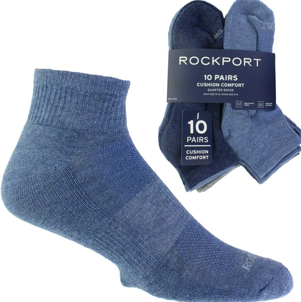 Men's Rockport Cushion Comfort Quarter 10 for $10