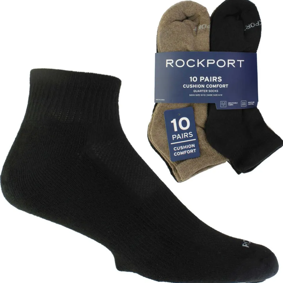 Men's Rockport Cushion Comfort Quarter 10 for $10