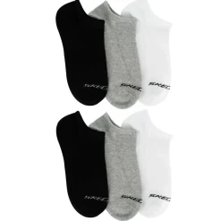 Men's Skechers Basic No-Show 6-Pair Pack