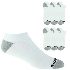 Men's Skechers Sport No-Show 6-Pair Pack