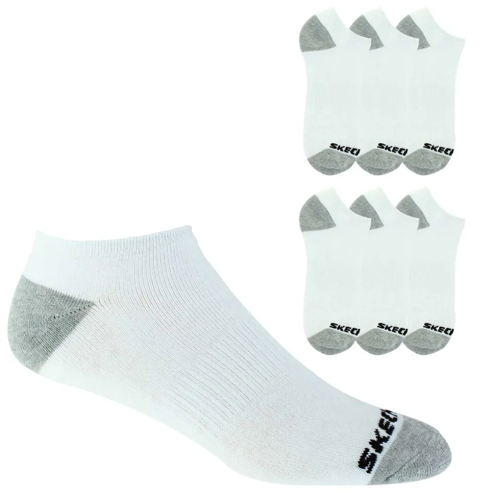 Men's Skechers Sport No-Show 6-Pair Pack