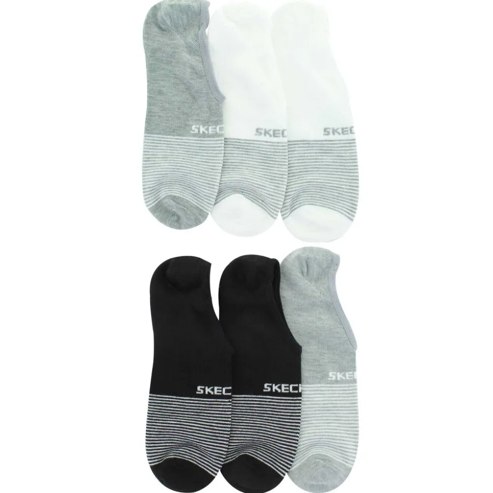 Men's Skechers Sport No-Show 6-Pair Pack
