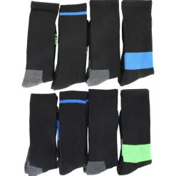Men's Umbro Color Block Performance Crew 8 Pairs