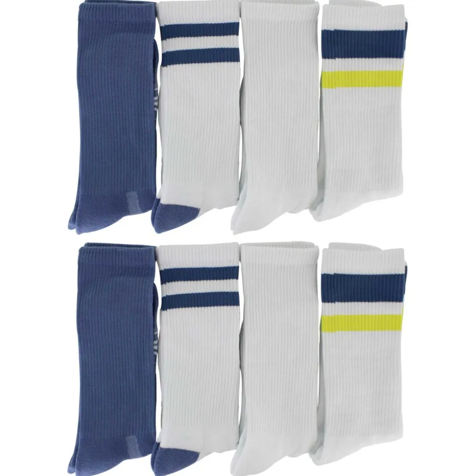 Men's Umbro Striped Performance Crew 8-Pair Pack