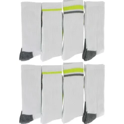 Men's Umbro Striped Performance Crew 8-Pair Pack