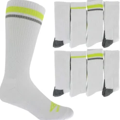 Men's Umbro Striped Performance Crew 8-Pair Pack