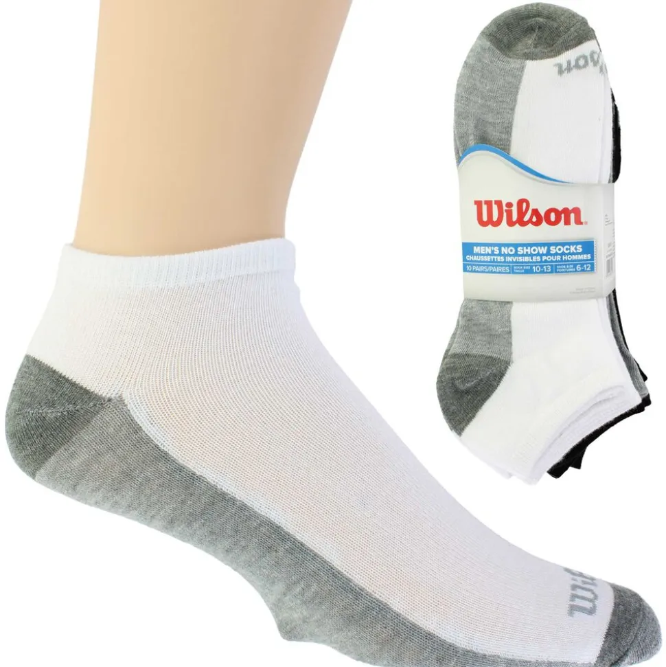 Men's Wilson Solid No-Show 10 for $10