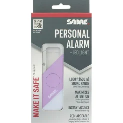 SABRE 2-In-1 Personal Alarm With LED Light
