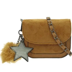 Sam & Hadley Mini Faux-Suede Handbag