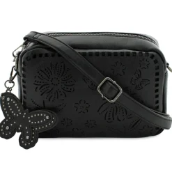 Sam & Hadley Perforated Floral Camera Bag