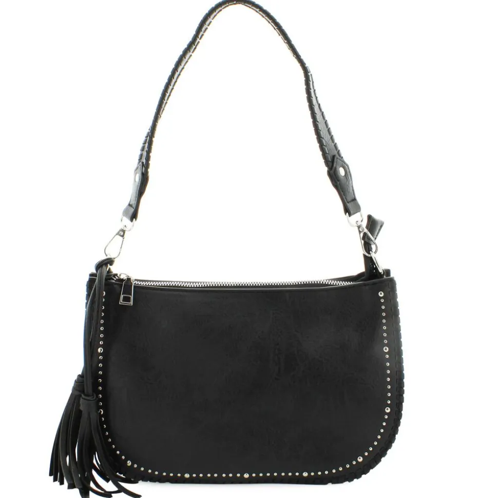 Sam & Hadley Whipstitch Shoulder Bag