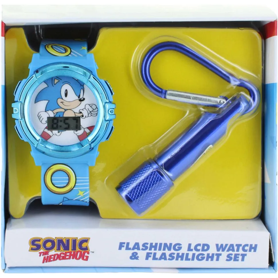 Sonic The HedgehogFlashing LCD Watch & Flashlight