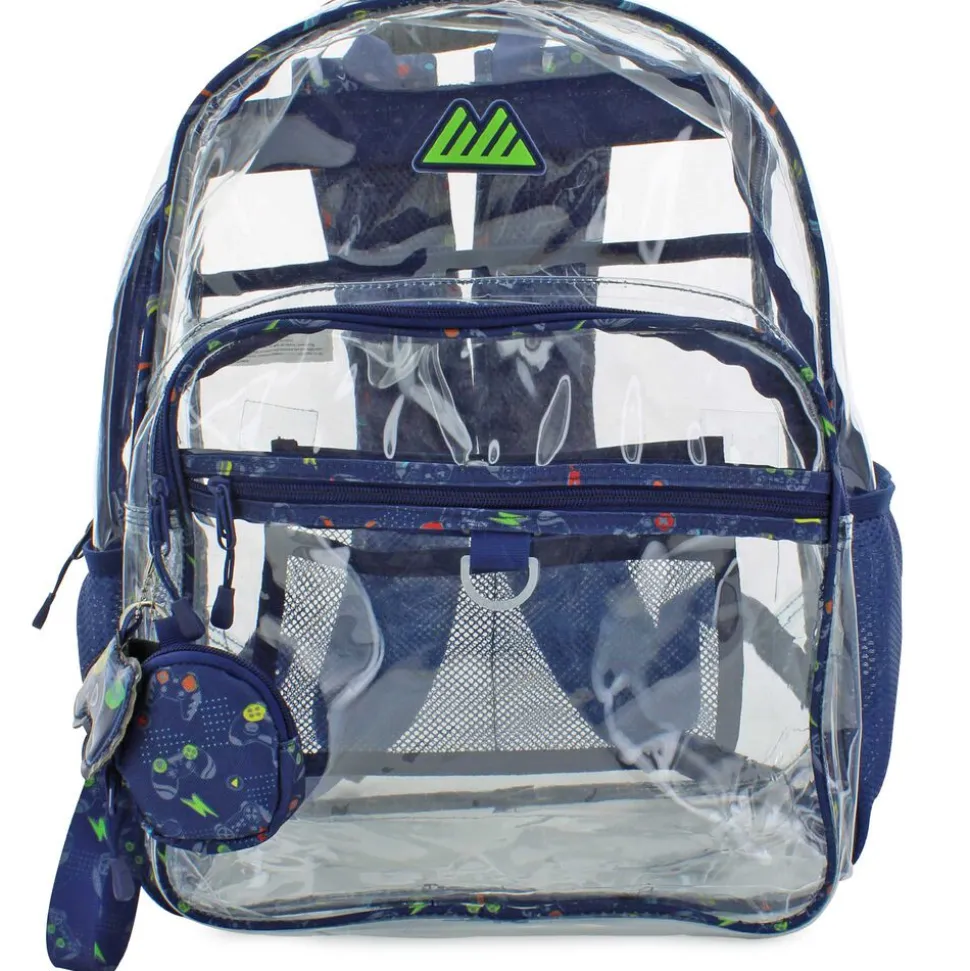 Summit Ridge Gamer Clear Backpack Set