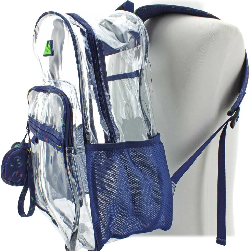 Summit Ridge Gamer Clear Backpack Set