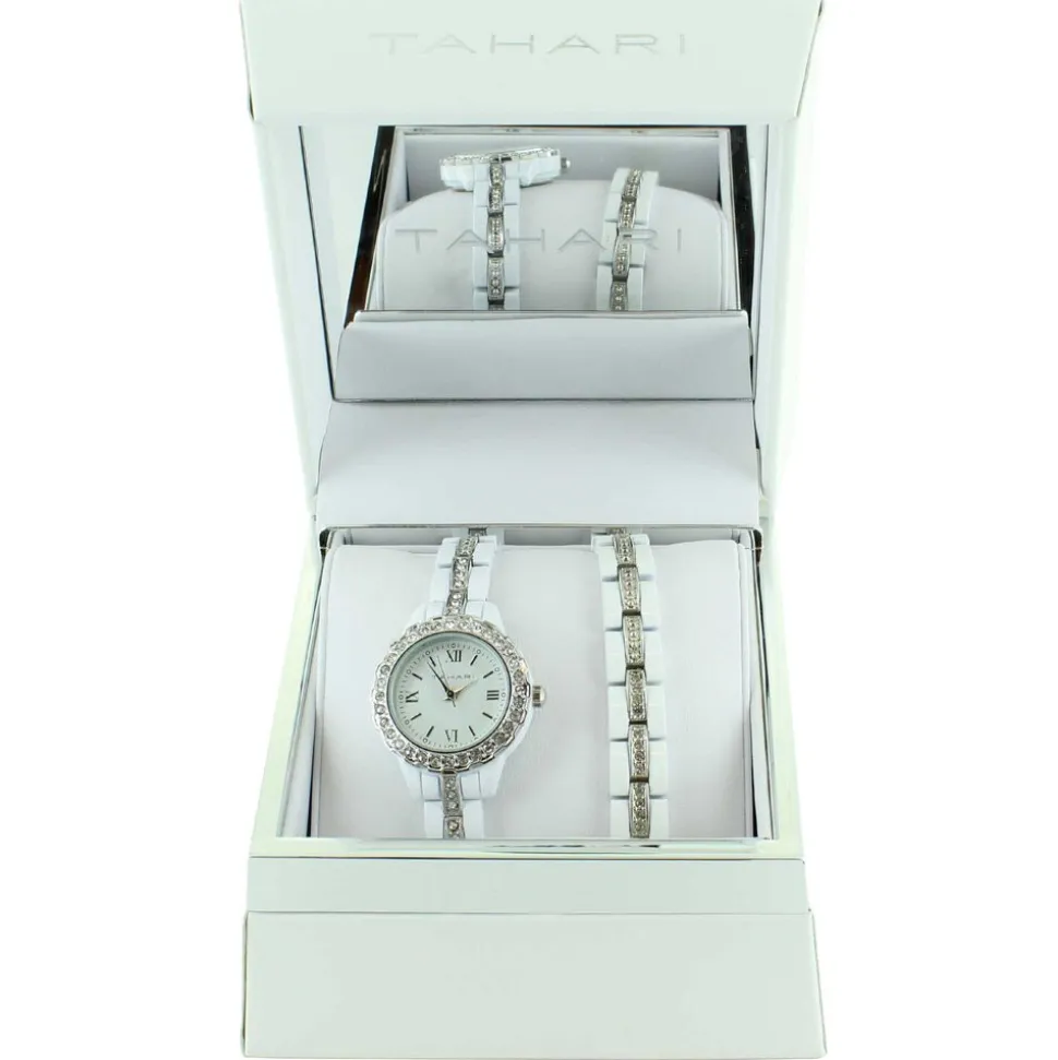 Tahari Watch And Bracelet Set