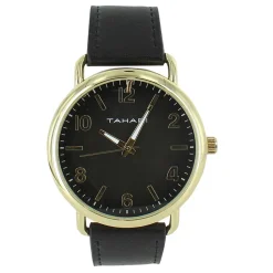 Tahari Watch With Simulated-Leather Band