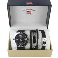 U.S. Polo Association Watch And Bracelet Set