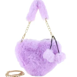 Willow & Ruby Plush Heart Mini Bag With Bag Charm