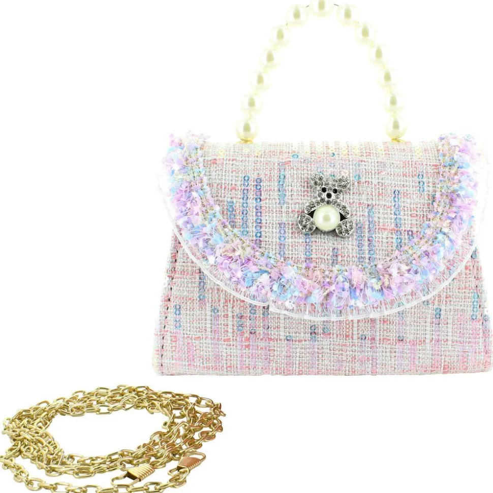 Willow & Ruby Tweed And Bear Mini Bag
