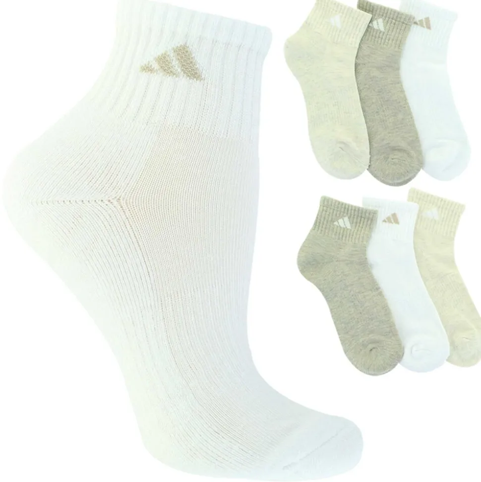 Women's adidas Cushioned Quarter 6-Pair Pack