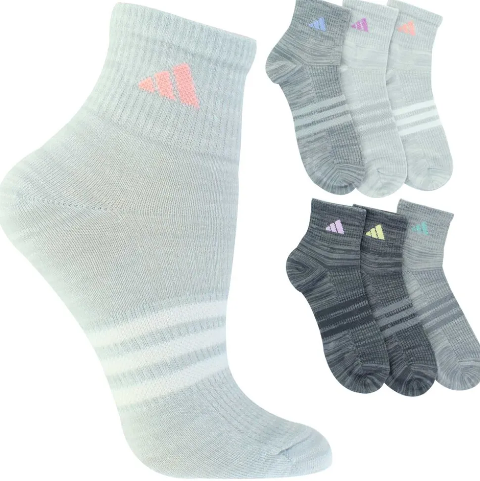 Women's adidas SUPERLITE Quarter 6-Pair Pack