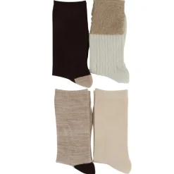 Women's Born Cushion-Sole Crew Socks 4-Pair Pack