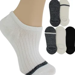 Women's Born Striped-Toe High-Rise Liners 5 Pairs